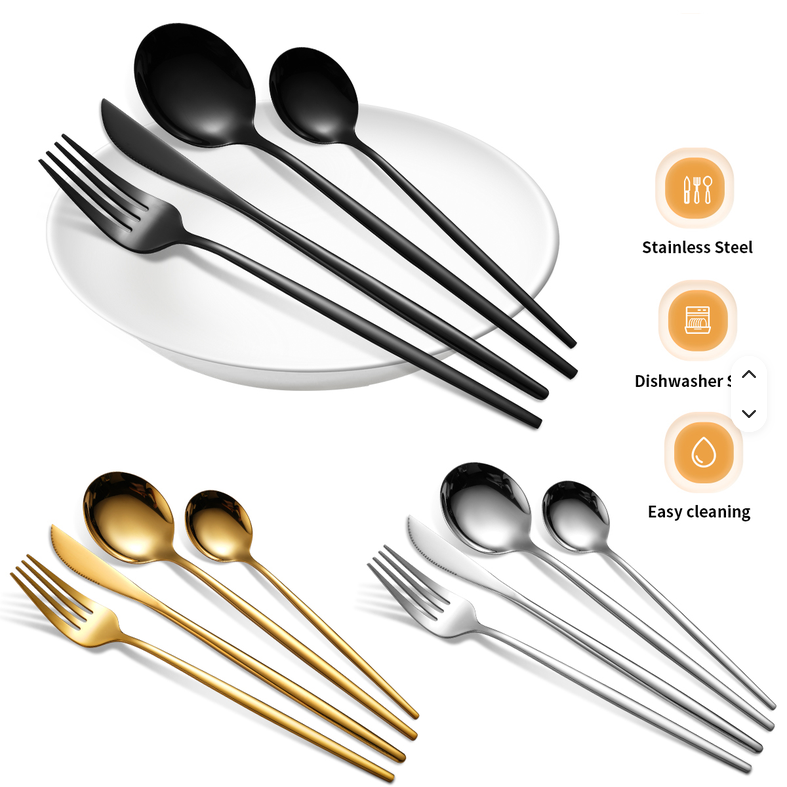 Everyday Flatware, Quietly Elevated — Modern Stainless Steel Cutlery