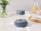 Soap-Dispensing Palm Scrubber | Press to Clean, No Mess