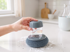 Soap-Dispensing Palm Scrubber | Press to Clean, No Mess